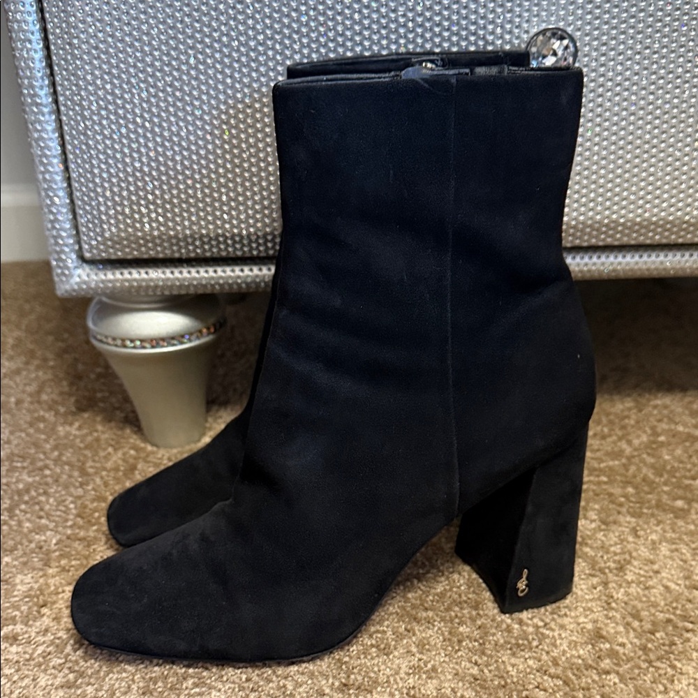 Sam Edelman Black Heeled Boots